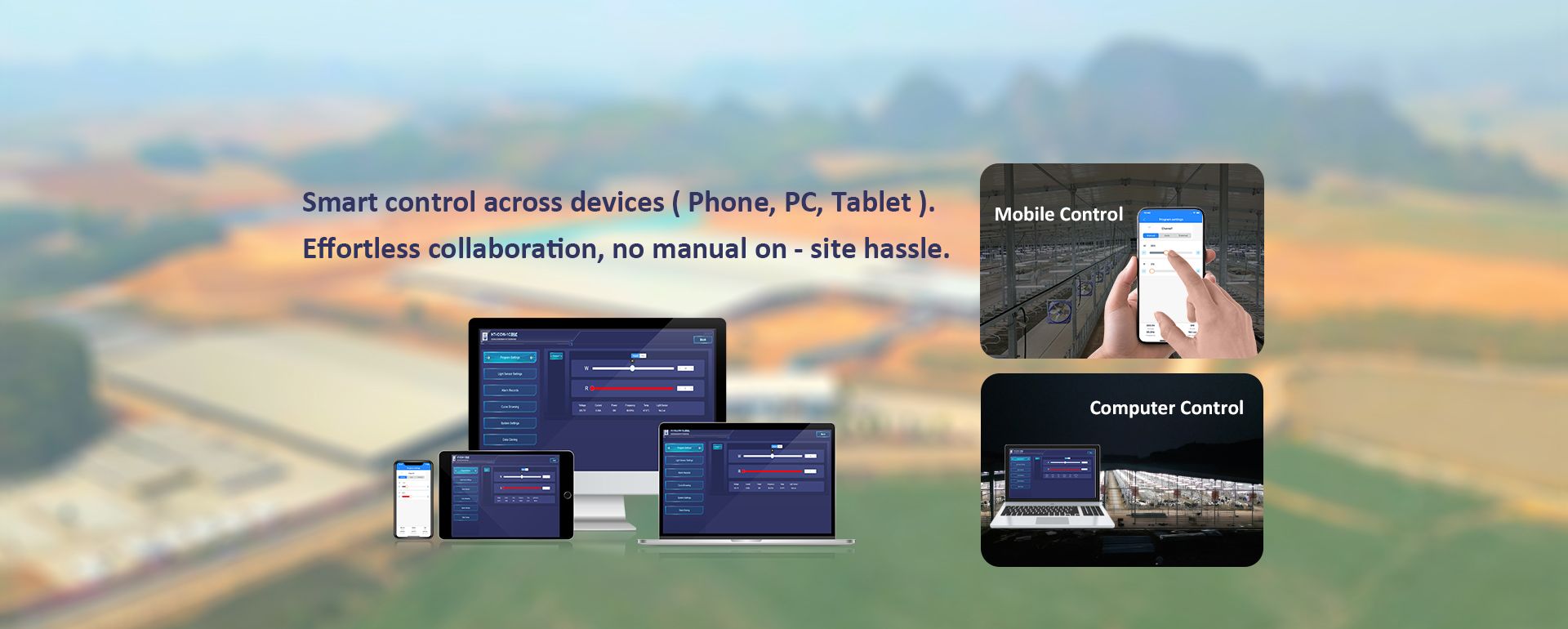 poultry farm lighting system